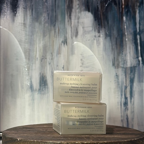 Beekman 1802 Buttermilk Makeup Melting Cleansing Balm Buttery Milk Cleanser NWT - Picture 3 of 9